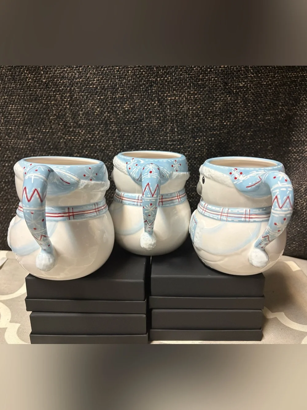 Pier 1 Snowbird Holiday Mugs